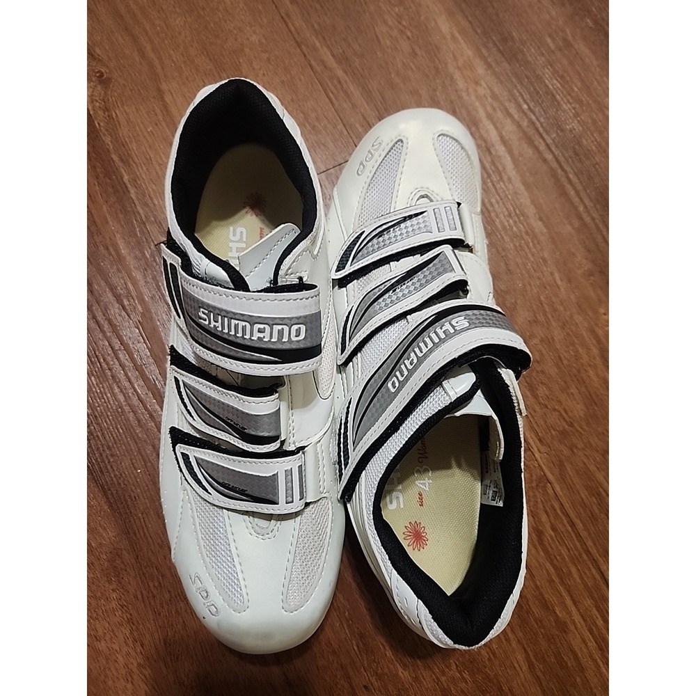 Shimano SM-SH51 Women's Size 43 Cycling Shoes White EUC